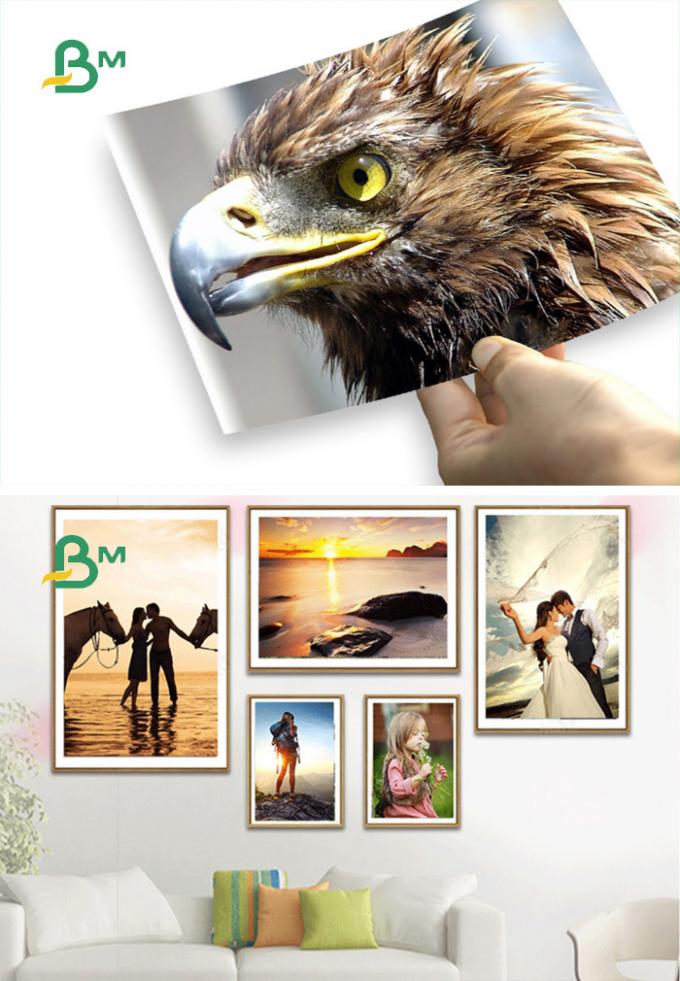 200gsm 250gsm Plotter Photo Printing Paper Good Smoothness One Side High Glossy