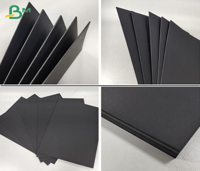 All Black 400g 700g Stiff Paperboard Grade AA With 640mm 700mm For Necklace Box