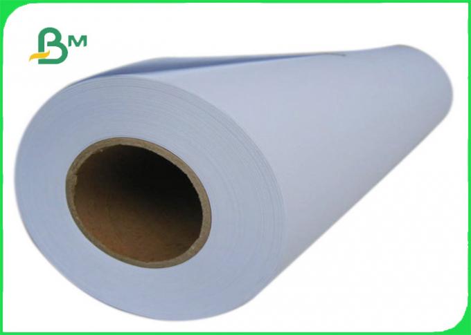 80gr CAD Paper Rolls Adapt To Inkjet Printing Hight Whitness 70m 100m Length