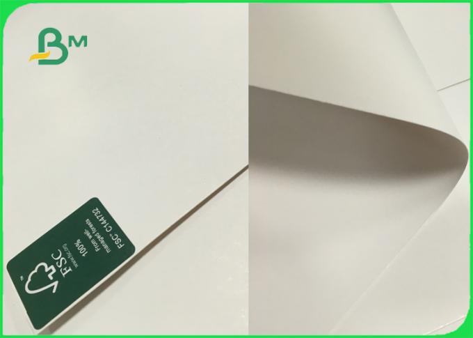 250gsm 270gsm 300gsm White C1S Ivory Board Fold One Side Coated FSC Certified