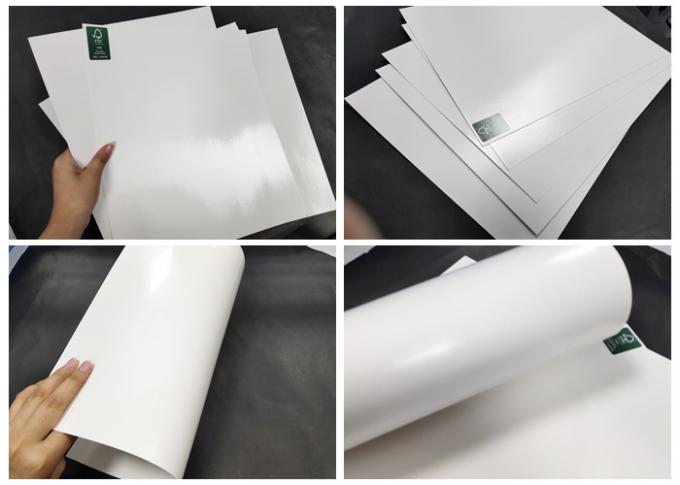 300g C1S Coated Board Coated 15g Poly 700 * 1000mm For Chips Packing Box