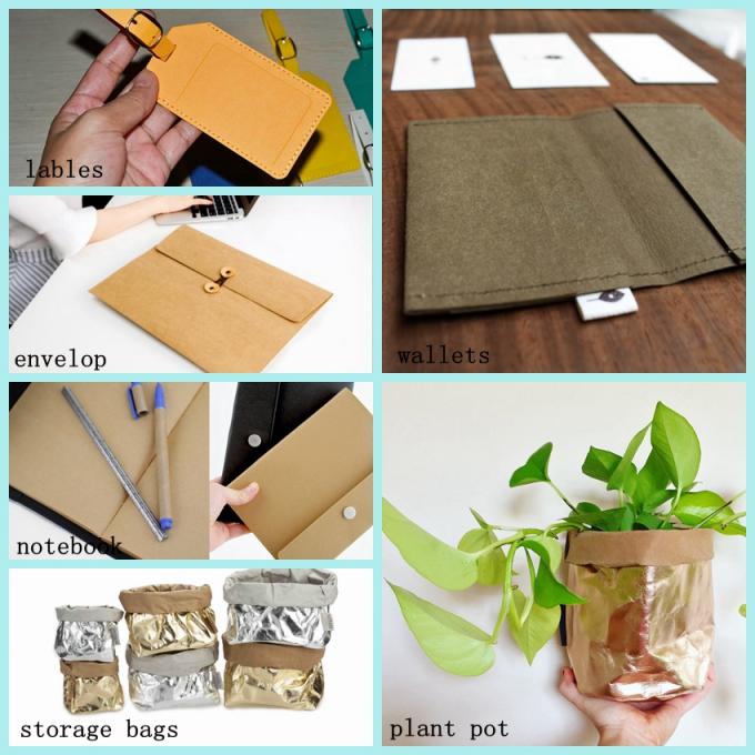Plant Pot Holder Bags Metallic Shinny Color Washable Kraft Paper Materials
