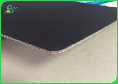2 मिमी अपशिष्ट मोटी पेपर बोर्ड, पुनर्नवीनीकरण पल्प ब्लैक बैक चिप बोर्ड पेपर