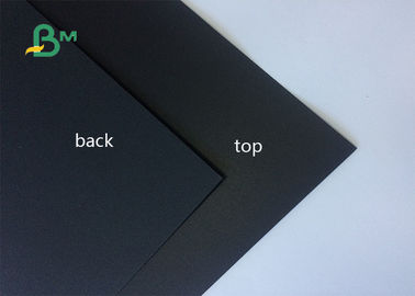 अनुकूलित 80gsm - 450gsm बुक बाइंडिंग बोर्ड, हैंग टैग के लिए एक आकार लेपित ब्लैक पेपर बोर्ड