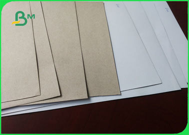 वास्टर पेपर पल्प रीसाइक्लिंग लेपित क्रोमो डुप्लेक्स कार्डबोर्ड व्हाइट / ग्रे