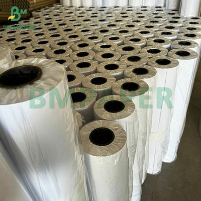 24 "x 150" CAD 20lbs बॉन्ड इंकजेट ग्राफ के लिए व्यापक प्रारूप प्लॉटर पेपर 2 "कोर