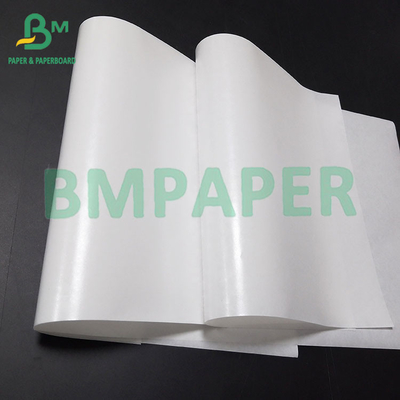 30GSM 50GSM 15PE चमकदार कोट सफेद क्राफ्ट पेपर खाद्य पैकिंग बैग