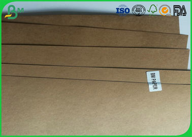 350gsm तीन - आयामी ठोस बोर्ड ब्राउन क्राफ्ट लाइनर पेपर लकड़ी पल्प सामग्री