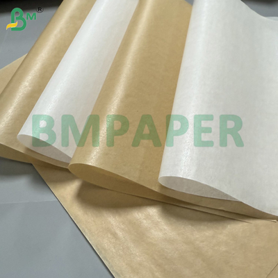 40gsm दो तरफा सिलिकॉन पेपर गर्मी प्रतिरोधी सफेद रंग बेकिंग पार्चमेंट (>220°C)