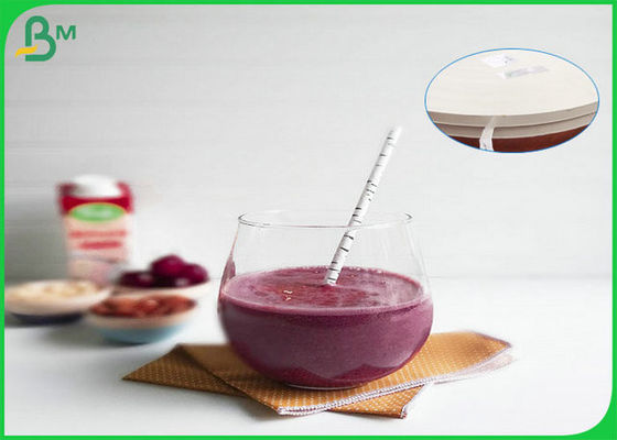 पारिस्थितिकी - एफडीए प्रमाणपत्र के साथ दोस्ताना 60gsm 120gsm खाद्य ग्रेड स्ट्रॉ पेपर रोल