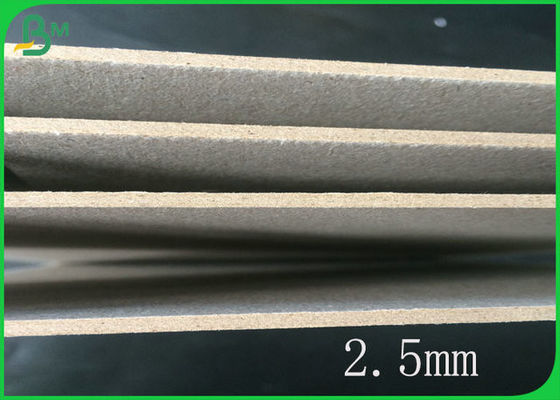 2MM मोटाई FSC एसजीएस शीट पैकिंग में ग्रे चिपबोर्ड स्वीकृत