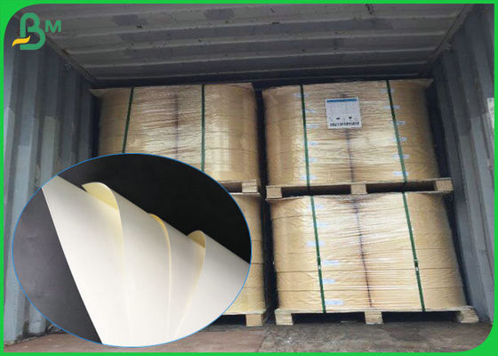 फूड पैकेज के लिए वाटरप्रूफ 100gsm 120gsm 140gsm 160gsm ग्लॉसी PE कोटेड पेपर