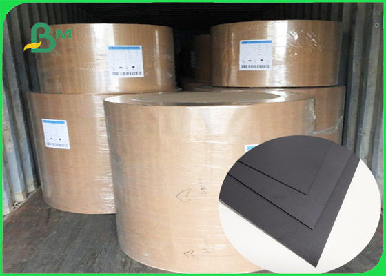 एफएससी एसजीएस एफडीए प्रमाणित 350gm 400gsm ब्लैक कार्डबोर्ड नोटबुक कवर के लिए