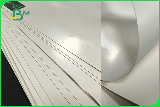 FSC एफडीए 300gsm आइवरी वन साइड कोटेड व्हाइट बोर्ड PE GC1 पेपर बाउल के लिए पेपर