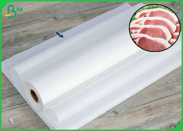 मांस के लिए 30gr 40gr सफेद रंग एमजी बुचर रैपिंग पेपर रोल