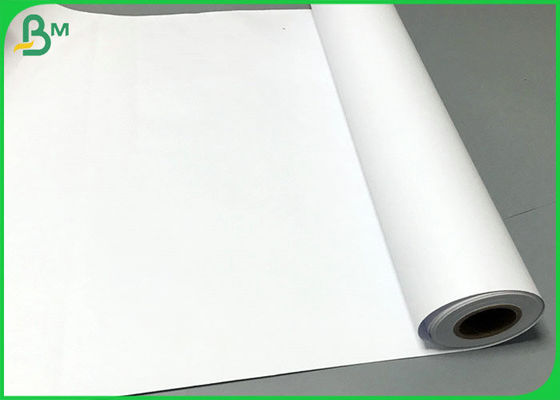 व्हाइट रोलो गारमेंट कटिंग प्लॉटर पेपर 50gsm 60gsm 160cm / 180cm चौड़ाई के साथ