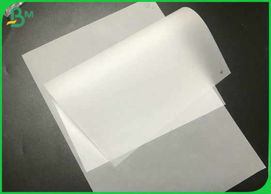 ड्राइंग के लिए 24/35 इंच चौड़ाई चर्मपत्र कागज 50g 73g सफेद ट्रेसिंग पेपर रोल