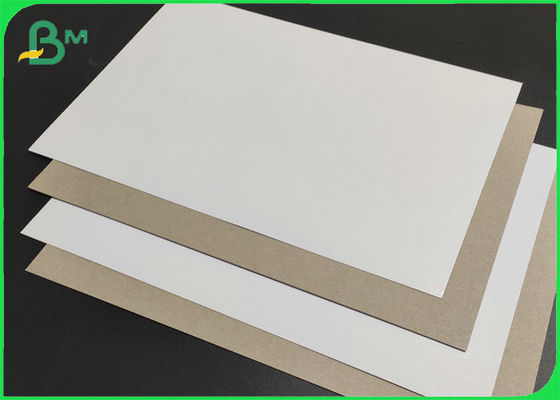 पैकेजिंग बॉक्स बनाने के लिए पुनर्नवीनीकरण पल्प 350gsm 450gsm सफेद लेपित द्वैध कागज