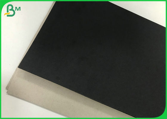 पैकिंग के लिए 1.5 मिमी 2 मिमी मोटी काले रंग की मिट्टी ग्रे बैकिंग पेपर बोर्ड शीट