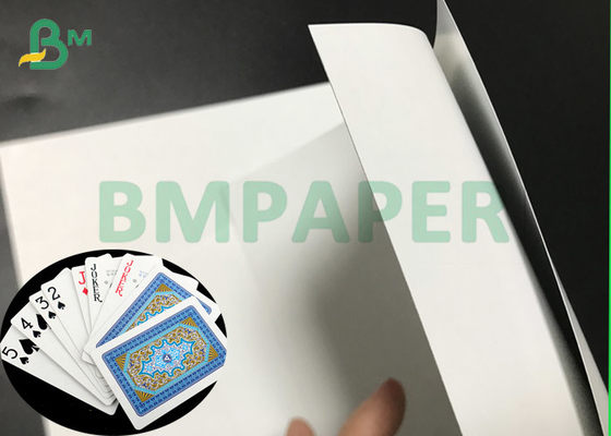 पोकर पेपर के लिए ब्लू कोर 250 ग्राम 300 ग्राम C2S ग्लॉस प्लेइंग कार्ड पेपर बोर्ड