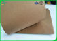 ब्राउन क्राफ्ट लाइनर पेपर बोर्ड 80gsm - 350gsm सीमेंट बैग पेपर के लिए प्रतिरोध खींच रहा है