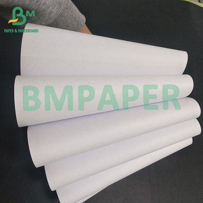 वर्जिन वुड पल्प सीएडी 80gsm इंकजेट प्लॉटर लेजर कॉपियर पेपर 20Lb 24 इंच 150ft