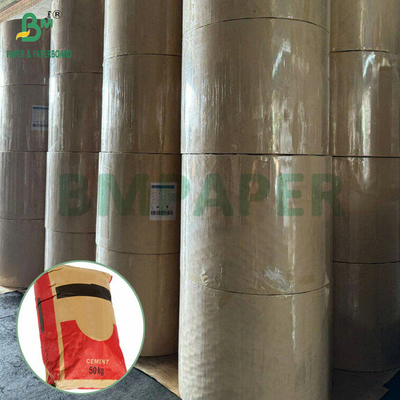 कुंवारी लकड़ी का पल्स 70g 80g 90g प्राकृतिक क्राफ्ट सीमेंट बैग पेपर रोल