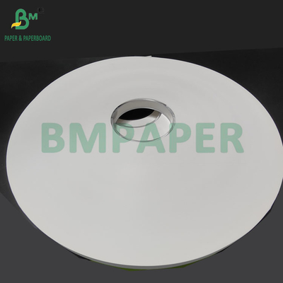 24gsm 28gsm सफेद सलामी पैकेजिंग पेपर 27MM x 5000M अच्छी तन्यता शक्ति