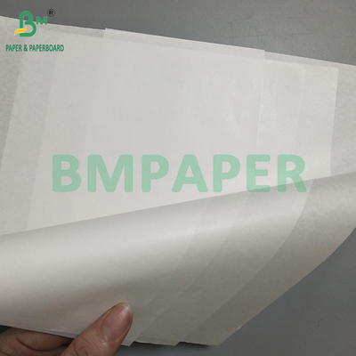 30gsm 45gsm MG कैलेंडर किए गए क्राफ्ट पेपर सफेद खाद्य पैकेजिंग बैग के लिए