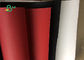 लाल Laminatied और लेपित धोने योग्य क्राफ्ट पेपर 0.5 मिमी 0.7 मिमी 0.8 मिमी मोटाई