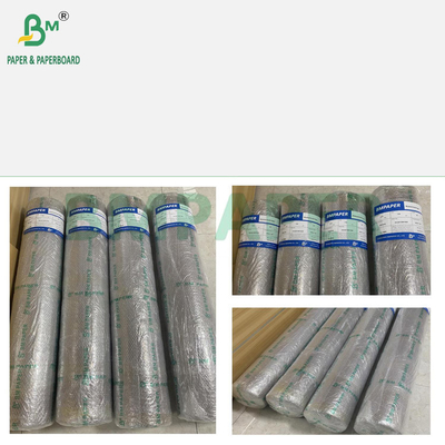 बनावट वाले धोने योग्य Kraft P0.55mm 150cm X 100m 50maper Rolls For Jeans लेबल