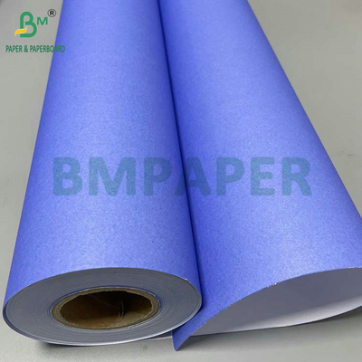 610mm x 50m A0 A1 80GSM बैंगनी नीला सीएडी प्लॉटर पेपर रोल