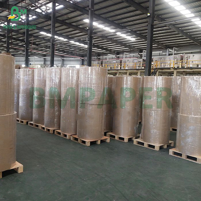 जंबो रोल हाई बल्क 65gsm 90um थर्मल पेपर फॉर लॉजिस्टिक्स लेबल 600mm