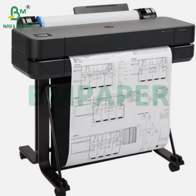 24 "x 150" CAD 20lbs बॉन्ड इंकजेट ग्राफ के लिए व्यापक प्रारूप प्लॉटर पेपर 2 "कोर
