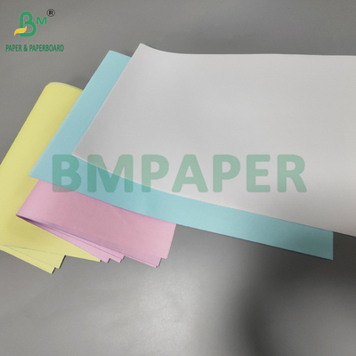 50 ग्राम 60 ग्राम सीएफ सफेद एनसीआर कार्बनलेस कागज बहु भागों के लिए 610 x 860 मिमी
