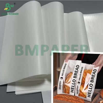 11 x 14" 45g 50g कोटेड 1 साइड MG White Kraft Paper For Bread पैकेज