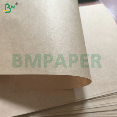 एमएफ अर्ध-विस्तार योग्य थैली क्राफ्ट पेपर ब्राउन अनब्लीच्ड रंग 80gsm