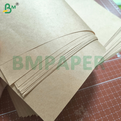 एमएफ अर्ध-विस्तार योग्य थैली क्राफ्ट पेपर ब्राउन अनब्लीच्ड रंग 80gsm