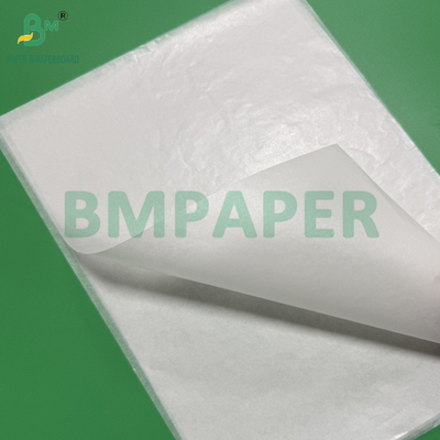 सफेद डबल-साइड सिलिकॉन लेपित कागज 40gsm 60-150cm वाटरप्रूफ ग्रीस-प्रूफ पेपर रोल
