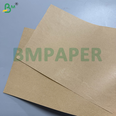 60 ग्राम मशीन ग्लेज़्ड 1 साइड स्ट्रिप्ड ब्राउन क्राफ्ट पेपर फॉर पॉचेस