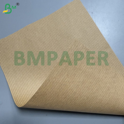 60 ग्राम मशीन ग्लेज़्ड 1 साइड स्ट्रिप्ड ब्राउन क्राफ्ट पेपर फॉर पॉचेस
