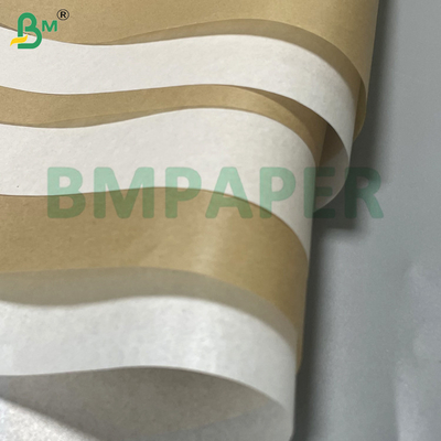 35g 38g ब्राउन माइक्रोवेव सेफ एयर फ्रायर स्व-चिपकने वाले बैकअप पेपर के लिए ग्रीसप्रूफ सिलिकॉन पर्गेमेंट पेपर