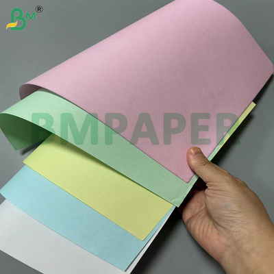 60gsm 70gsm 80gsm रसीद के लिए गुलाबी हरा कार्बनलेस पेपर 61 x 86cm