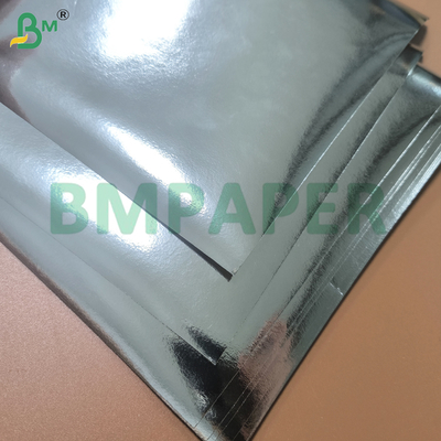 80gsm 90gsm बीयर की बोतलों और डिब्बों के लिए मेटैलिक सिल्वर बीयर लेबल पेपर