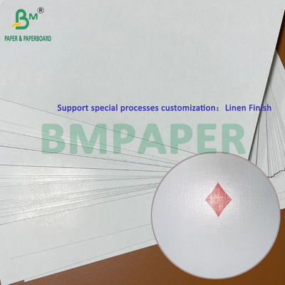 Linen Finish Black Core Playing Card Paper 290GSM for Game Cards Printing