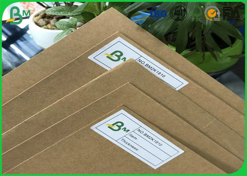 एफएससी प्रमाणित 250gsm - 850gsm उच्च ग्रेड आयातित पेपर ठोस बोर्ड, ब्राउन क्राफ्ट पेपर