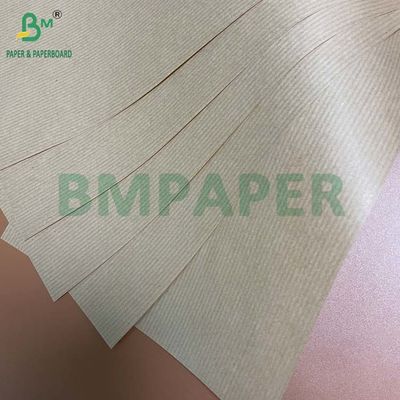 उच्च अंत पैकेजिंग के लिए 60 ग्राम 70 ग्राम मजबूत तन्यता शक्ति रिब्ड क्राफ्ट पेपर