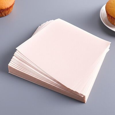Food Grade Easy Slip Grease Resistant Cup Cake Liner Paper Sheets