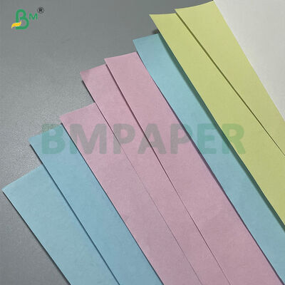 78gsm CB CFB CF Yellow White Pink Carbonless Copy Paper 214MM
