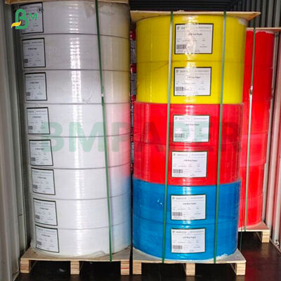 78gsm CB CFB CF Yellow White Pink Carbonless Copy Paper 214MM
